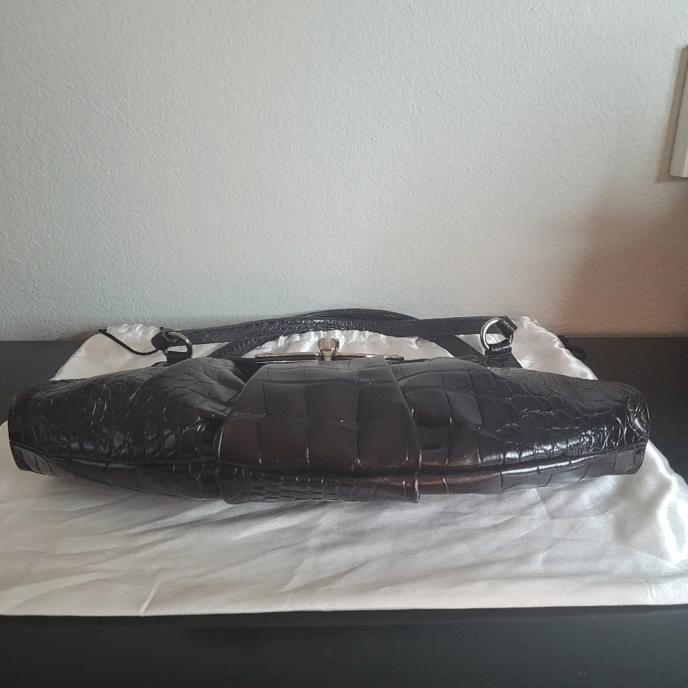 FURLA BRERA CROC SHOULDER BAG - Picture 6 of 13